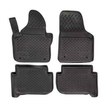   EgriAuto Prémium 3D gumiszőnyeg patenttal NORM Volkswagen Touran 2003-2015 4 db
