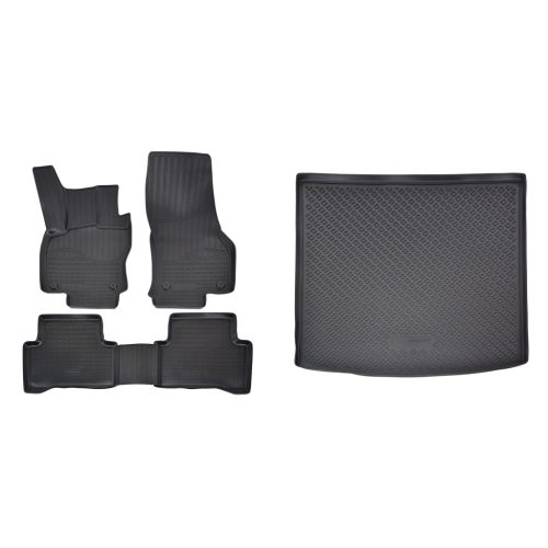 Prémium gumiszőnyeg és csomagtértálca Volkswagen Touran I. 5 ajtós 2015-2018 (egriauto_NORMVW510_NORLVW511_1)