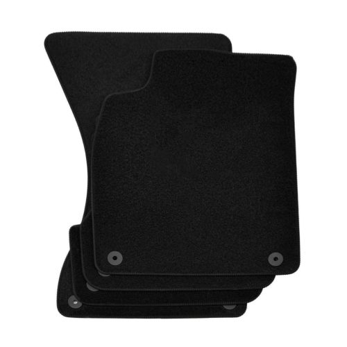 EgriAuto plüss szövetszőnyeg fekete Audi A7 C7 2010-2018 4 db