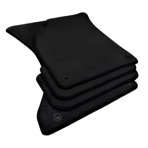 EgriAuto plüss szövetszőnyeg fekete Audi A5 Sportback 5door 2017-magasabb 4 db