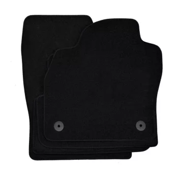   EgriAuto plüss szövetszőnyeg fekete Audi A1 2019-magasabb 4 db