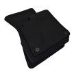 EgriAuto plüss szövetszőnyeg fekete Audi A6 C8 2018-magasabb 4 db