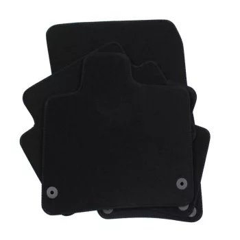   EgriAuto plüss szövetszőnyeg fekete Audi Q7 7seats 2018-magasabb 6 db