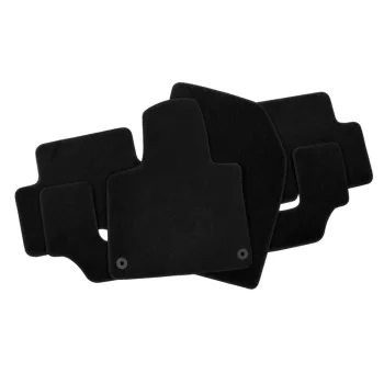   EgriAuto plüss szövetszőnyeg fekete Citroen C4 Grand Picasso/SpaceTourer 2014-magasabb 6 db