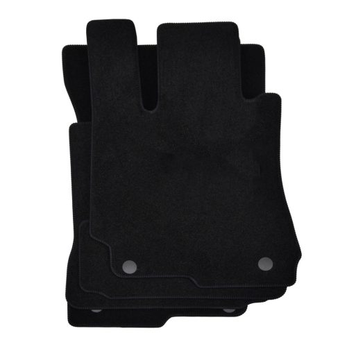 EgriAuto Premium Plüss Szövetszőnyeg FeketeMercedes S W221 2005-2013 4db