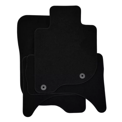 EgriAuto plüss szövetszőnyeg fekete Mitsubishi L200 2019-magasabb 4 db