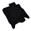 EgriAuto plüss szövetszőnyeg fekete Mitsubishi L200 2015-2018 4 db