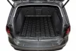 EgriAuto normál fekete gumi csomagtértálca Golf V, VI, VII kombi 2007-