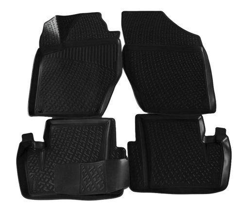 EgriAuto fekete gumiszőnyeg Citroen C4 II / DS4 hatchback 2011-2018