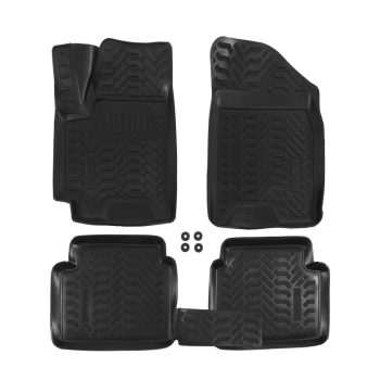 EgriAuto fekete gumiszőnyeg Fiat Ducato (250) 2006-2012