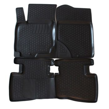   EgriAuto fekete gumiszőnyeg patenttal Hyundai i30 / KIA CEED 2007-2011