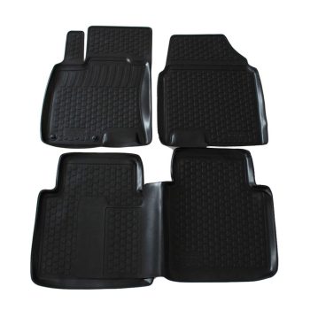  EgriAuto fekete gumiszőnyeg patenttal Nissan Qashqai+2 2008-2014