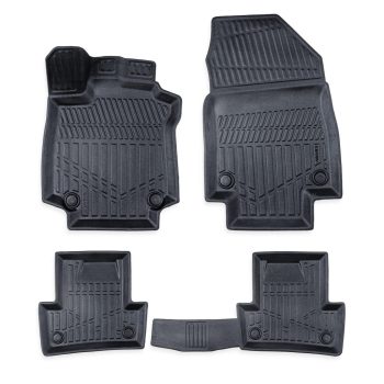   EgriAuto fekete gumiszőnyeg patenttal Renault Clio 3 2005-2012- 4 db