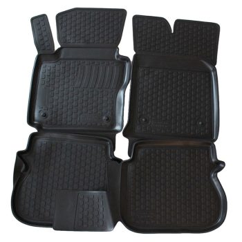   EgriAuto fekete gumiszőnyeg patenttal Caddy / Life Maxi 2003-2015