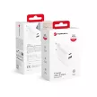 Forcell F-Energy Quickcharge 4.0 PD telefontöltő USB-C+USB-A, 3A, 35W, fehér