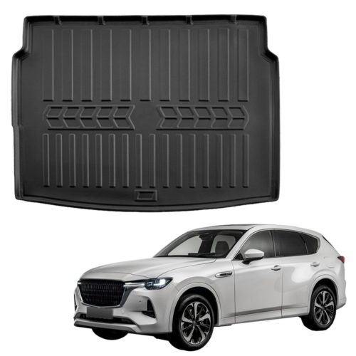 EgriAuto fekete csúszásgátlós csomagtértálca Mazda CX- 60 KH 2022-