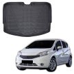 EgriAuto fekete csúszásgátlós csomagtértálca Nissan Note 2013-2020 (A csomagtartó  (Alsó szint)je)