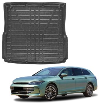   EgriAuto fekete csúszásgátlós csomagtértálca Volkswagen Passat B9 Combi 2024-