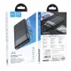 Hoco Easy Travel Powerbank, 10 000 mAh, 2 A, fekete