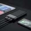 Hoco Easy Travel Powerbank, 10 000 mAh, 2 A, fekete