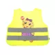 Láthatósági mellény lány gyermekeknek sárga színben