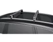 EgriAuto 120 cm wing Fekete alu tetőcsomagtartó tetőkorlátos autókhoz, zárható 90Kg