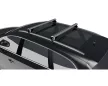 EgriAuto 120 cm wing Fekete alu tetőcsomagtartó tetőkorlátos autókhoz, zárható 90Kg