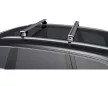 EgriAuto 120 cm wing alu tetőcsomagtartó tetősínes autókhoz, zárható 90kg