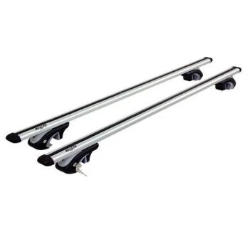   ETAB 135 cm alu tetőcsomagtartó tetőkorlátos autókhoz, zárral
