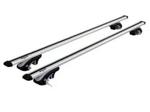 ETAB 135 cm alu tetőcsomagtartó tetőkorlátos autókhoz, zárral