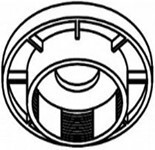 Patent felsőrész Opel fekete