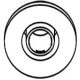 Patent alsó rész Opel fekete