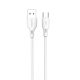 PAVAREAL USB A- USB type C kábel  6A, 1 m(fehér)