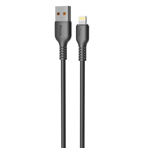 PAVAREAL Lightning USB A kábel 5A, 1 m (fekete)