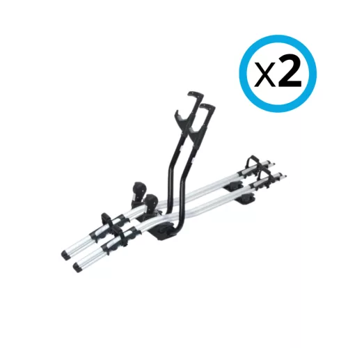 EgriAuto ProRide alu kerékpártartó tetőre zárható 15Kg 2 darabos szett