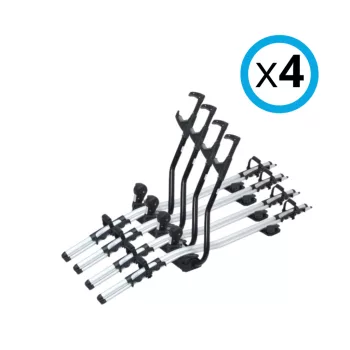   EgriAuto ProRide alu kerékpártartó tetőre zárható 15Kg 4 darabos szett