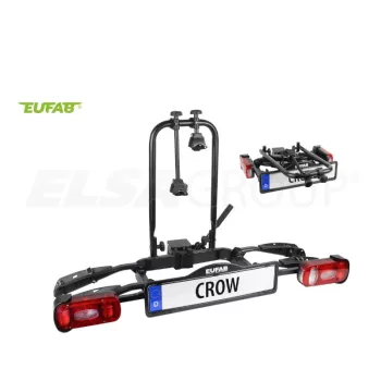   Eufab Crow Plus kerékpártartó - 2 Vonóhorgos kerékpártartó (e-bikehoz is )