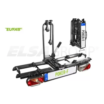   Eufab Poker-F - 2  Vonóhorgos kerékpártartó (e-bikehoz is )