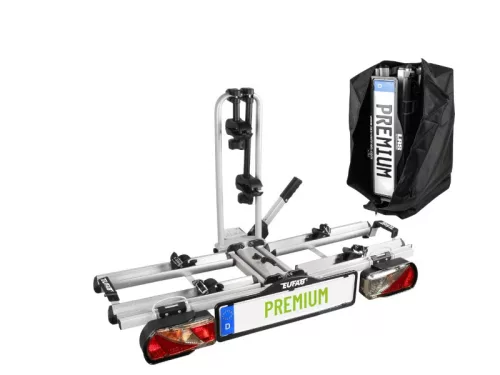 Eufab Premium kerékpártartó - 2  Vonóhorgos kerékpártartó (e-bikehoz is )