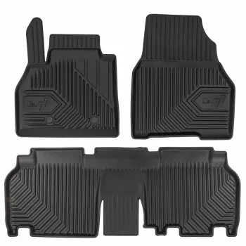   Prémium 3D magasperemes gumiszőnyeg Mercedes-Benz Citan W415 combivan, 1st and 2nd rows 2012-2021