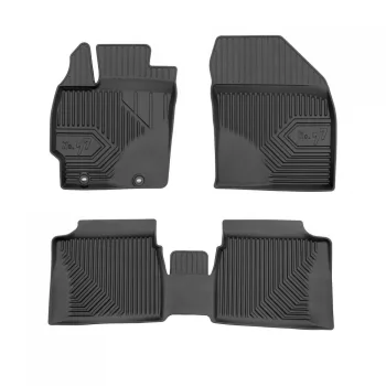   Prémium 3D magasperemes gumiszőnyeg Toyota Prius III 2009-2015 liftback, rögzítő patentek közötti távolság 24 cm