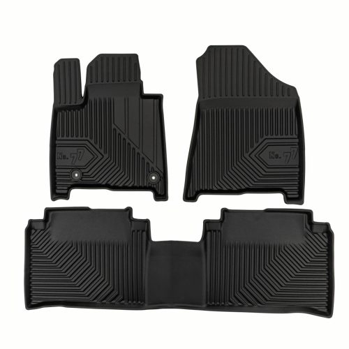 Prémium 3D magasperemes gumiszőnyeg Hyundai Santa Fe V 2023 suv, 7 seats, 1st and 2nd rows, PHEV