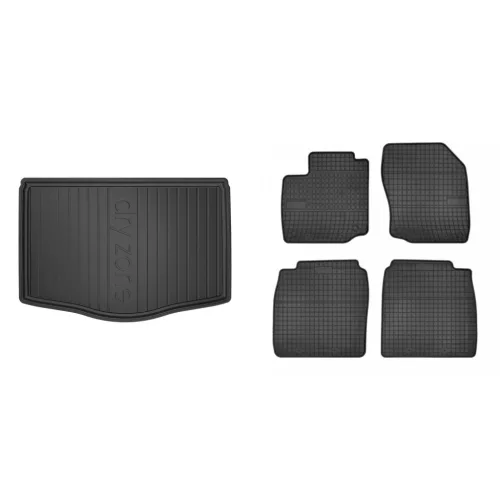 Prémium gumiszőnyeg és csomagtértálca Honda Civic IX: Hatchback 5 ajtós 2012-2017 (frogum_DZ400740_ET0833_1)