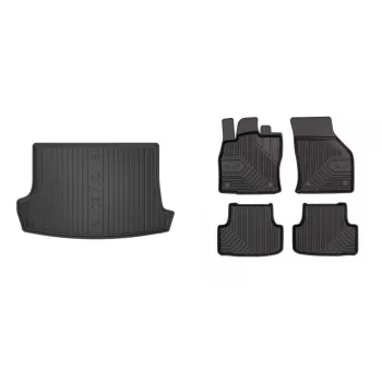   Prémium gumiszőnyeg és csomagtértálca Volkswagen T-Roc 5 seat 2017- (frogum_DZ413092_77407060_1)