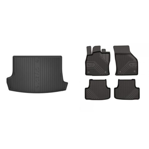 Prémium gumiszőnyeg és csomagtértálca Volkswagen T-Roc 5 seat 2017- (frogum_DZ413092_77407060_1)