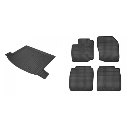 Prémium gumiszőnyeg és csomagtértálca Honda Civic IX: Hatchback 5 ajtós 2012-2017 (frogum_DZ548041_ET0833_1)