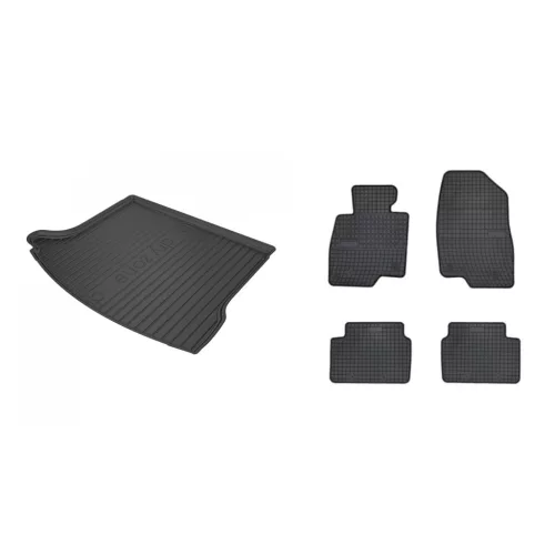 Prémium gumiszőnyeg és csomagtértálca Mazda 3 Hatchback 5 ajtós 2014-2019 (frogum_DZ548669_ET0862_1)