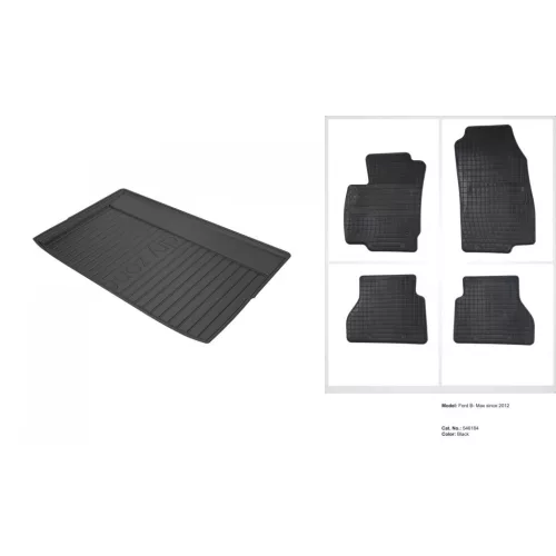 Prémium gumiszőnyeg és csomagtértálca Ford B-Max 5 ajtós 2012- (frogum_DZ548843_ET546184_2)