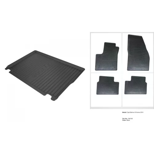 Prémium gumiszőnyeg és csomagtértálca Opel Meriva B 5 ajtós 2010-2014 (frogum_DZ549635_ET546108_1)
