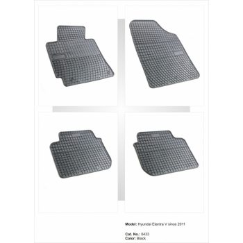 Sarokerősített gumiszőnyeg HYUNDAI Elantra V 2010- (433)
